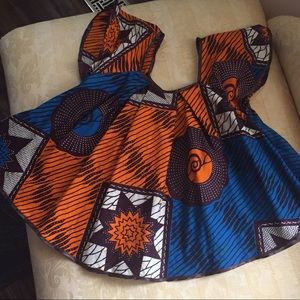 CULTURAL OUTFIT - 3 pc top, skirt and head wrap GORGEOUS